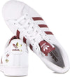 Adidas-Scarpa-Bassa-Uomo-Superstar-Cloud-White/quiet-Crimson/gold-Foil-da-uomo