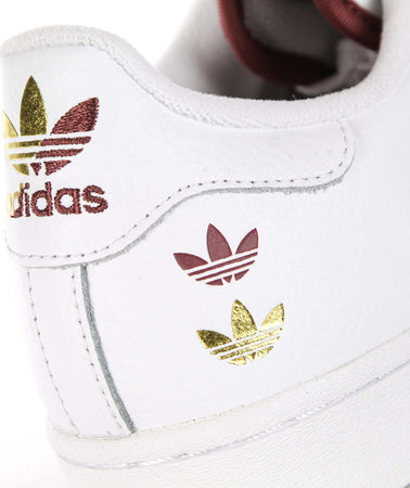 Adidas-Scarpa-Bassa-Uomo-Superstar-Cloud-White/quiet-Crimson/gold-Foil-da-uomo