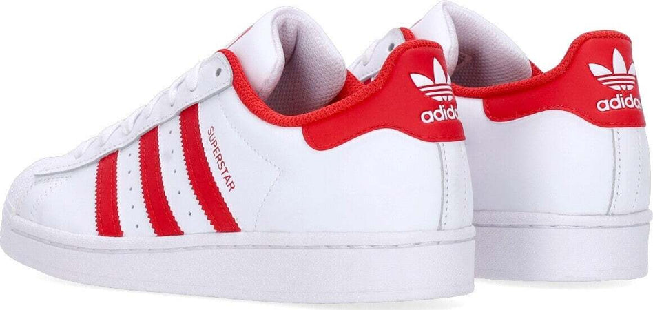 Adidas-Scarpa-Bassa-Uomo-Superstar-Cloud-White/vivid-Red/cloud-White-da-uomo
