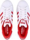 Adidas-Scarpa-Bassa-Uomo-Superstar-Cloud-White/vivid-Red/cloud-White-da-uomo