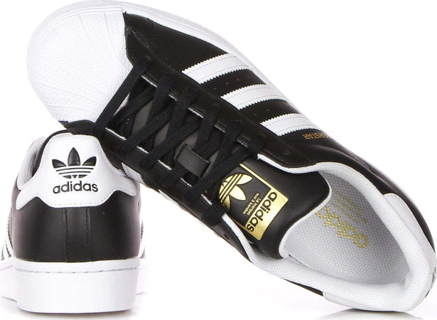 Adidas-Scarpa-Bassa-Uomo-Superstar-Core-Black/cloud-White/gold-Metallic-da-uomo