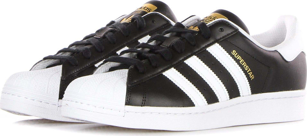 Adidas-Scarpa-Bassa-Uomo-Superstar-Core-Black/cloud-White/gold-Metallic-da-uomo