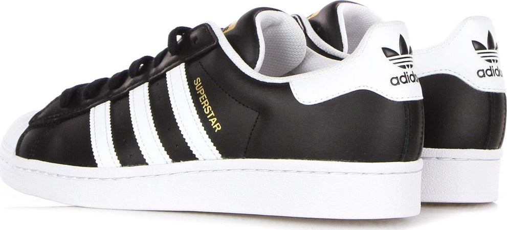 Adidas-Scarpa-Bassa-Uomo-Superstar-Core-Black/cloud-White/gold-Metallic-da-uomo