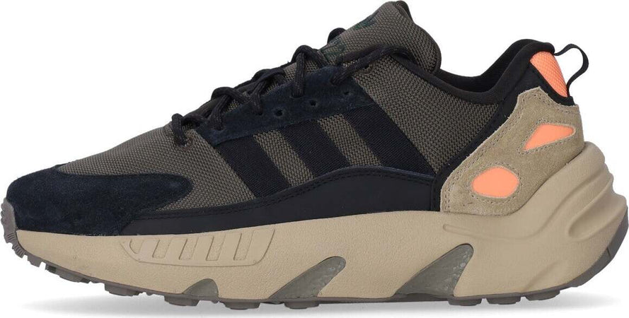 Adidas-Scarpa-Bassa-Uomo-Zx-22-Boost-Shadow-Olive/shadow-Green/beam-Orange-da-uomo