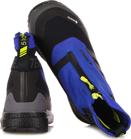 Adidas-Scarpa-Outdoor-Uomo-Terrex-Free-Hiker-Cold.-Rdy-X-Gore-tex-Core-Black/black-Blue-Metallic/bold-Blue-da-uomo