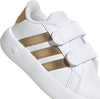 Adidas-Sneakers-Bimba-Grand-Court-2.0-Adidas-Grand-Court-Bubble-Bianco-Oro