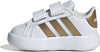 Adidas-Sneakers-Bimba-Grand-Court-2.0-Adidas-Grand-Court-Bubble-Bianco-Oro