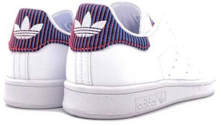 ADIDAS STAN SMITH bianca blu e rossa