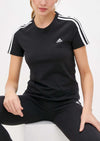 ADIDAS-T-shirt-Donna-Manica-corta-W-3S-TEE-Nero-GL0784