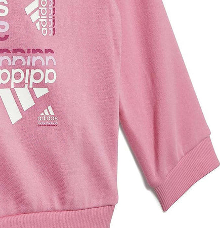 Adidas-Tuta-Bambina-in-cotone-felpato-Rosa-HR5884