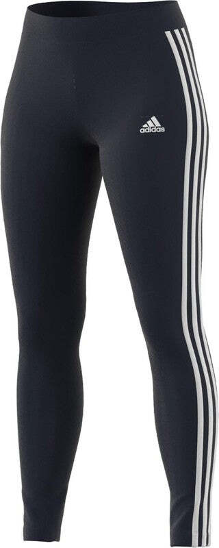 adidas-Women's-Standard-Essentials-3-Stripes-Leggings,-Ink/White