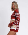 Admas Cardigan Invernale Christmas da Donna Gingerbrea S29 - Passarelli Biancheria