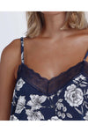 Admas Camicia da Notte a Bretelle da Donna in Viscosa 61120 S23 - Passarelli Biancheria