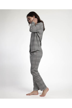 Admas Pigiama da Donna in Caldo Cotone Aperto 63621 2511S34