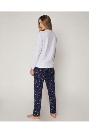 Admas Pigiama da Donna in Caldo Cotone 55799 S23 - Passarelli Biancheria