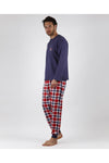 Admas Pigiama da Uomo in Caldo Cotone Winter Scottish 56567 S33 - Passarelli Biancheria