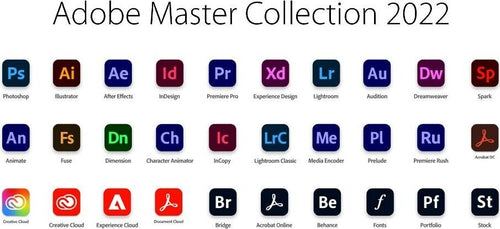 Adobe Master Collection 2022 - ESD - abbonamento -1 year - 2 Device - 100 Gb Storage Software/Antivirus e Software di sicurezza Innovamy.it - Milano, Commerciovirtuoso.it