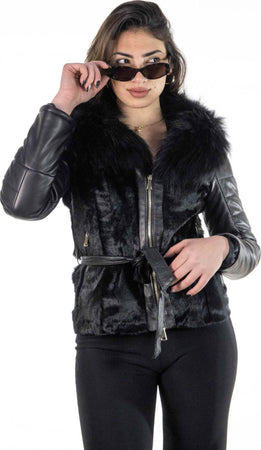 Adriana---Giacca-Donna-Nera-in-vera-pelle-e-vera-pelliccia