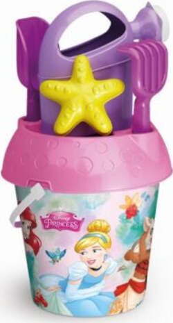 ADRIATIC-Secchiello-Mare-Disney-Principesse-Con-Innaffiatoio-e-Accessori
