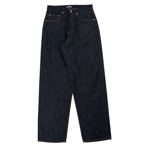AURALEE Hard Twist Denim Wide Pants in Indigo da uomo