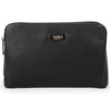 Sei G pochette nera da uomo con lucchetto ID