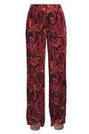 MALIPARMI Maliparmi - Pantalone - 460720 - Fantasia Bordeaux da donna