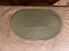 Tappeto ovale da interno in polipropilene intrecciato 44 x 29 cm