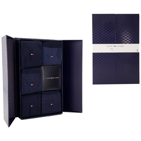 Tommy Hilfiger gift box 5 paia di calzini blu 701235374001