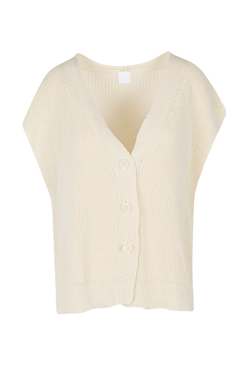 LA FEMME BLANCHE La Femme Blanche - Gilet - 451435 - Vaniglia da donna