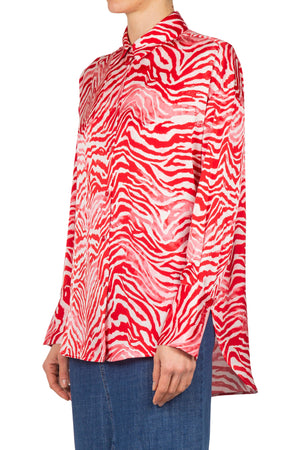ATTIC &amp; BARN Attic &amp; Barn - Camicia - 451128 - Rosa/Rosso da donna
