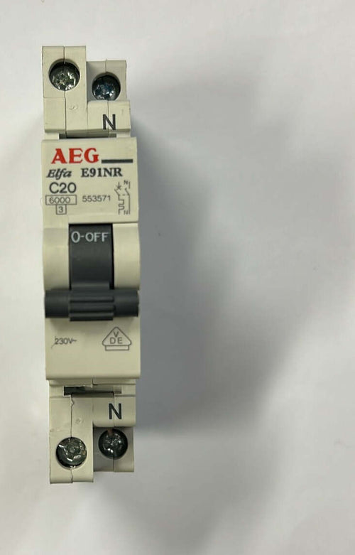 AEG---INTERRUTTORI-MAGNETOTERMICI-ELFA-E91NR-C20-230V