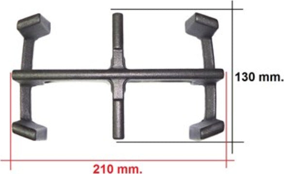 Aeg-Rex-Electrolux-Griglia-1-fuoco-in-ghisa-piano-cottura-Cm.-21-X-13-3546211032