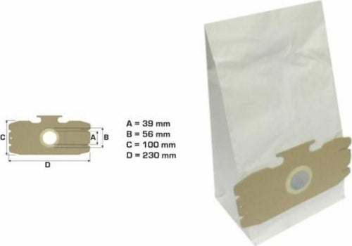 AEG SACCHETTI ASPIRAPOLVERE COMFORT 1100 E ELECTRONIC ELECTRONIC TI/TG NS 96 Casa e cucina/Aspirapolvere e pulizia di pavimenti e finestre/Accessori per aspirapolvere/Sacchetti per aspirapolvere/Sacchetti per aspirapolvere verticale Rossi Ricambi - Venetico Marina, Commerciovirtuoso.it