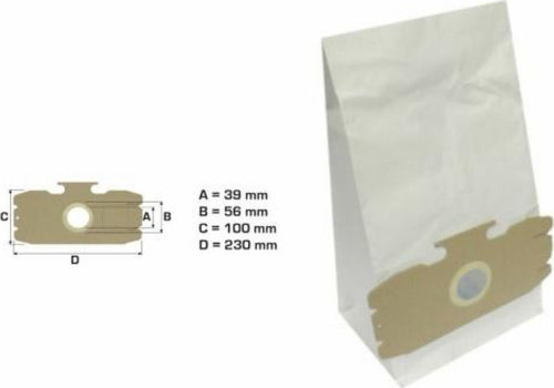 AEG SACCHETTI ASPIRAPOLVERE COMFORT ELECTRONIC F - 5 PEZZI -NS 96 Casa e cucina/Aspirapolvere e pulizia di pavimenti e finestre/Accessori per aspirapolvere/Sacchetti per aspirapolvere/Sacchetti per aspirapolvere verticale Rossi Ricambi - Venetico Marina, Commerciovirtuoso.it