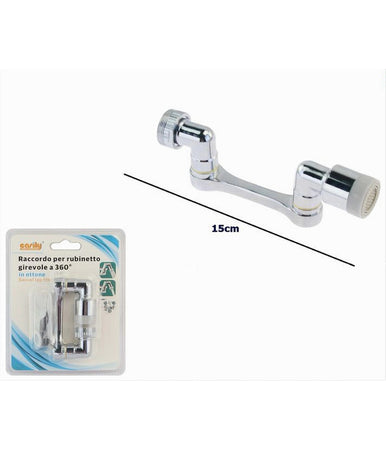 Aeratore Filtro Raccordo Per Rubinetto Miscelatore Rompigetto Doppio Snodo 87999