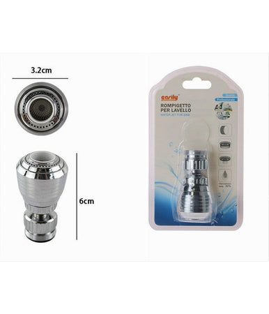 Aeratore Rompigetto Lavello Rubinetto Cucina Cromato Filtro Snodato 3.2x6cm 69269