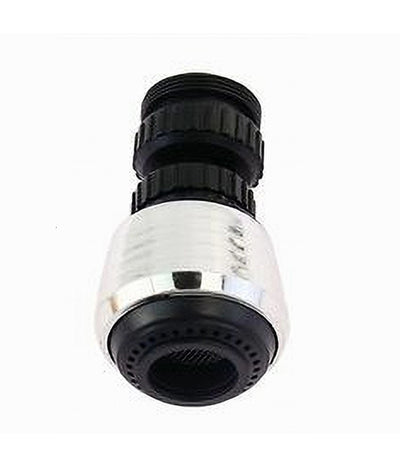 Aeratore Rompigetto Per Rubinetto Lavello Cucina Cromato Nero Con Snodo 87169