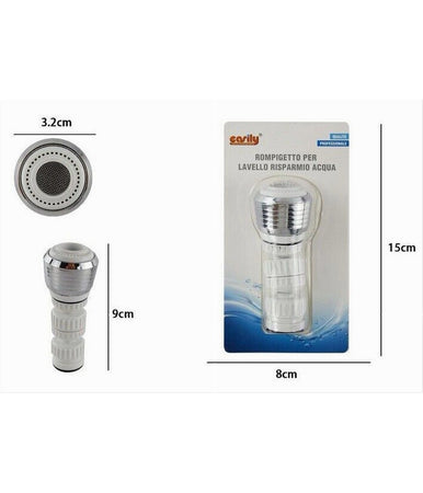 Aeratore Rompigetto Rubinetto Cucina Lavello Filtro Snodato Risparmio Acqua 69260