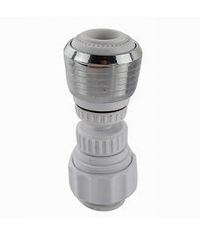 Aeratore Rompigetto Rubinetto Lavello Cucina Cromato Filtro Snodato Bianco 69263