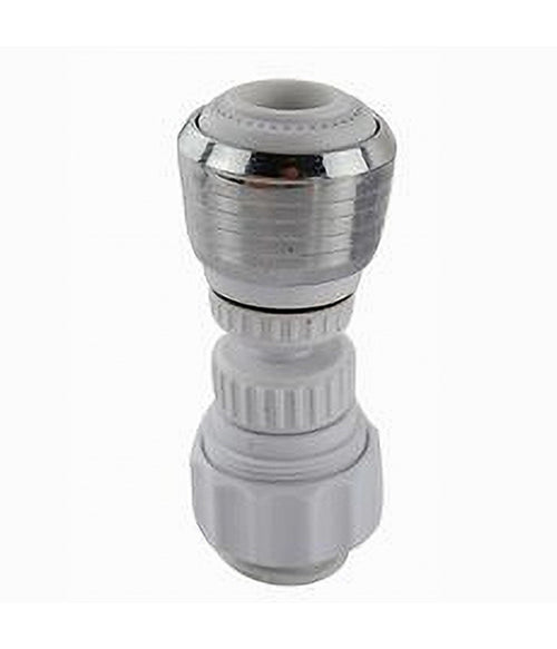 Aeratore Rompigetto Rubinetto Lavello Cucina Cromato Filtro Snodato Bianco 69263