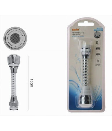 Aeratore Rubinetto Per Lavello Rompigetto Doccetta Cucina Flessibile 15 Cm 69253