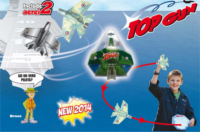 Aereo-Top-Gun-2-pezzi-Grandi-Giochi