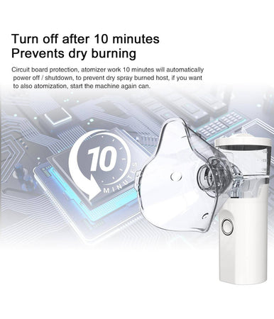 Aeresol Nebulizzatore Inalatore Portatile Da Viaggio A Batterie Ricaricabile Usb