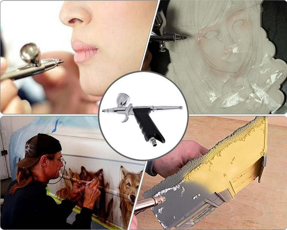 AEROGRAFO DOPPIA AZIONE TRATTO FINE 0,3MM AEROPENNA ARIA COMPRESSA SERBATOI Auto e Moto/Verniciatura/Aerografi e accessori Trade Shop italia - Napoli, Commerciovirtuoso.it