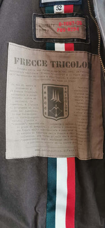 Giubbotto in pelle uomo  - Aeronautica Militare - pelle marrone