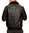 Giubbotto in pelle uomo  - Aeronautica Militare - pelle nero