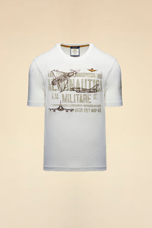 Aeronautica Militare T-shirt uomo girocollo stampa 4° Stormo 261TS2535UJ00641 73062