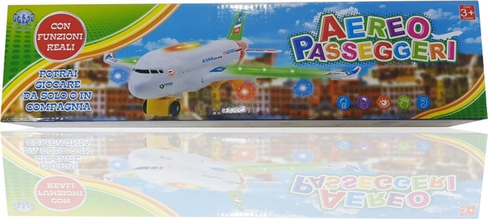 AEROPLANO PASSEGGERI AEREO AIRLINER A380 SUONI LUCI GIOCO BAMBINI DOLL MODELLINO Giochi e giocattoli/Veicoli/Velivoli Trade Shop italia - Napoli, Commerciovirtuoso.it
