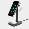 eSTUFF - Kabelloses Ladegert - 15 Watt - 3 A - PD 3.0 - Aluminium, wei - fr Apple AirPods, AirPods Pro, iPhone 12, 13, Watch (ES638201)