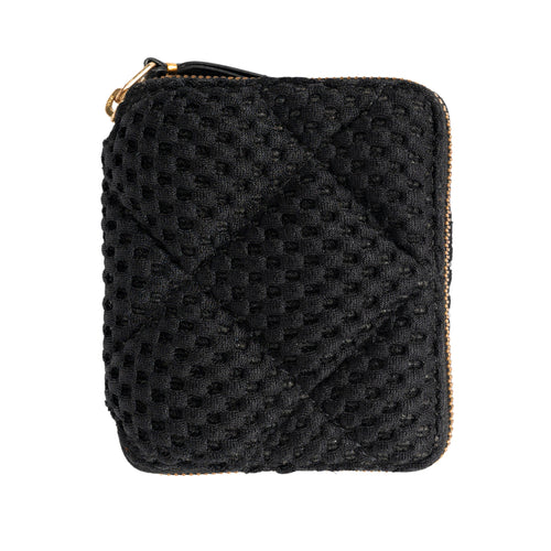COMME DES GARCONS WALLET Fat Tortoise Wallet in Black da donna
